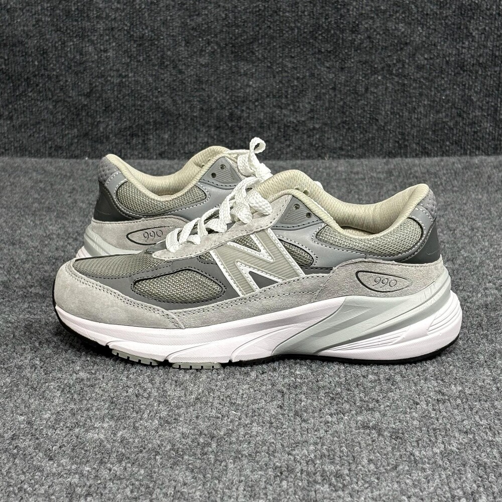 New Balance 990v6 Shoes Mens Size 7.5 Gray Suede Running Sneakers MR990GL6